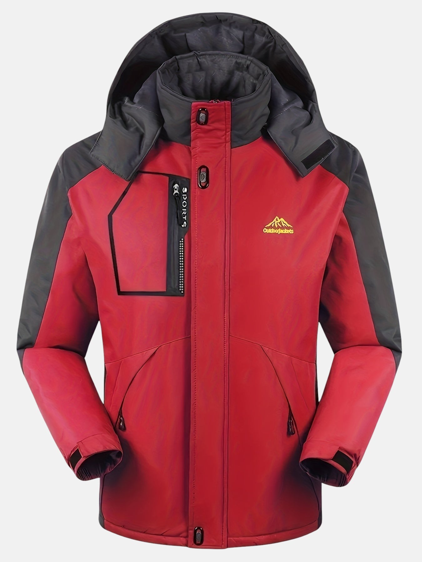 Tomás | Chaqueta de Esquí Funcional con Capucha y Bolsillos