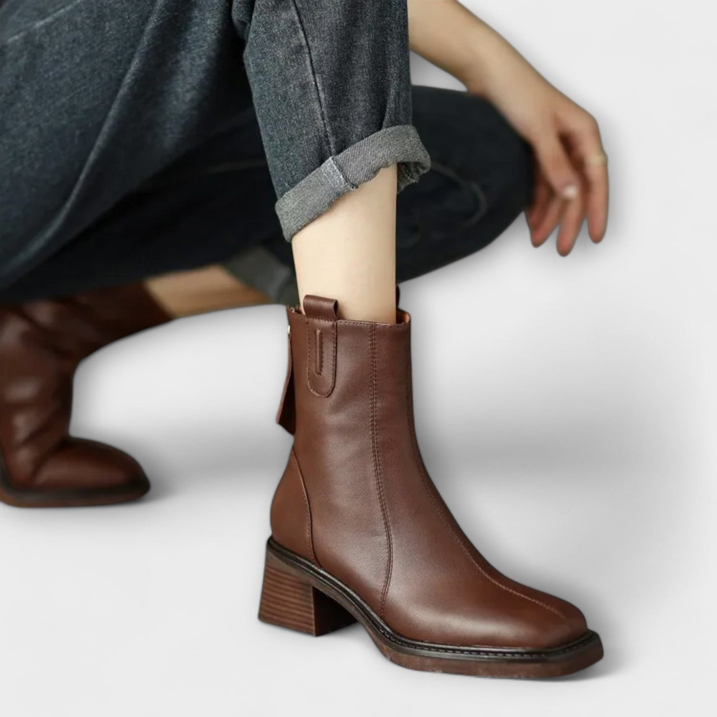 Nayara | Botas de Cuero Suave y Duraderas para Mujer, Perfectas para Cualquier Ocasión