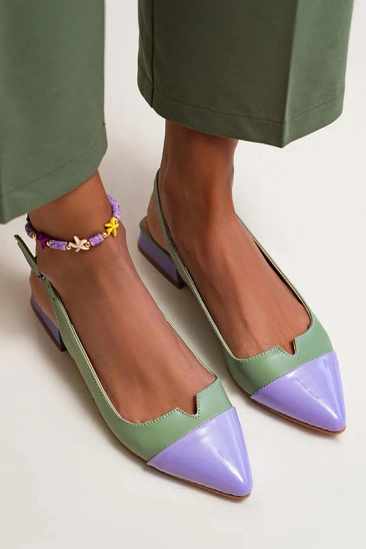 Maya™ | Bailarinas elegantes bicolor con un diseño cuidado