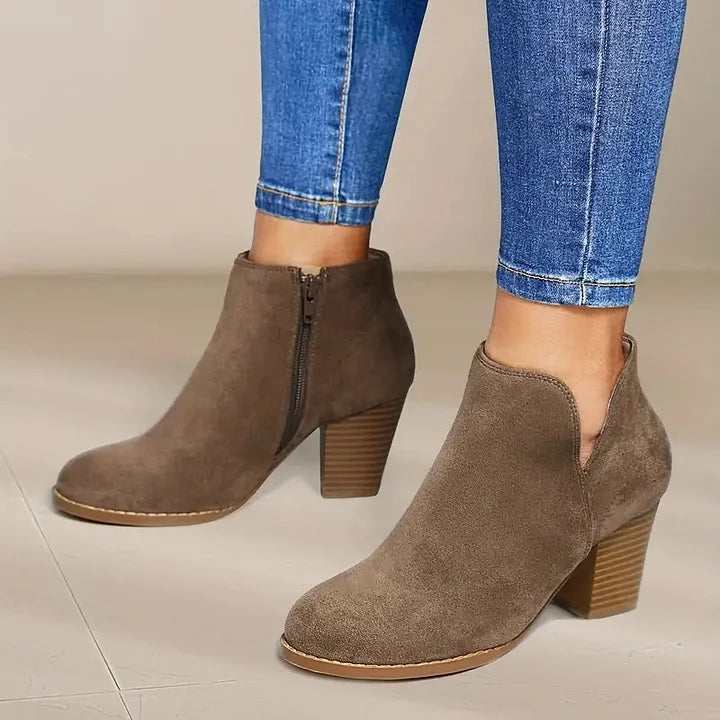 Bruna™ | Botines con Tacón Ancho