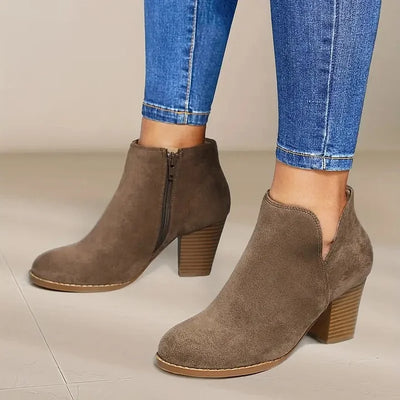 Bruna™ | Botines con Tacón Ancho
