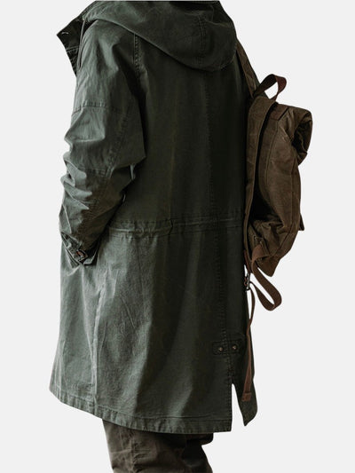 RAGNAR | Chaqueta Vintage Militar con Capucha