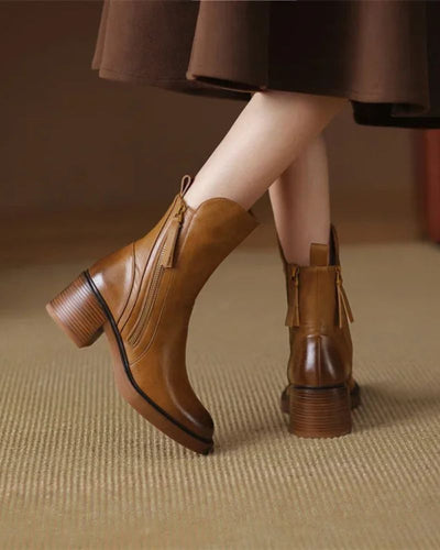 Araceli | Botines de Cuero Elegantes