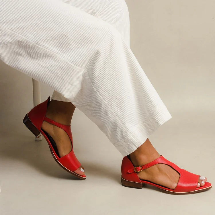 Albina™ | Sandalias elegantes abiertas con tira para un look refinado