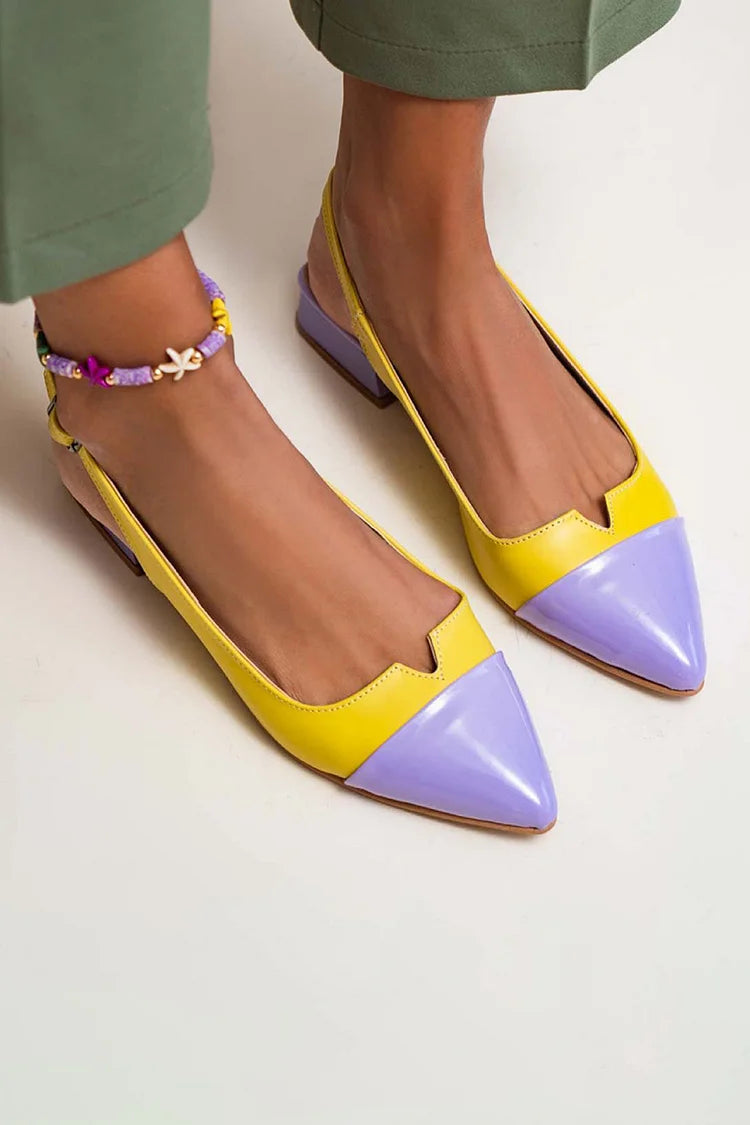 Maya™ | Bailarinas elegantes bicolor con un diseño cuidado