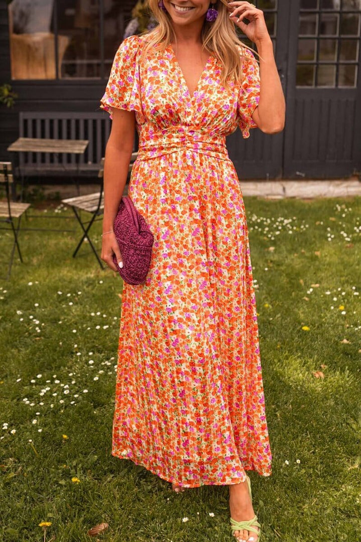 Neta™ | Vestido maxi con escote en V