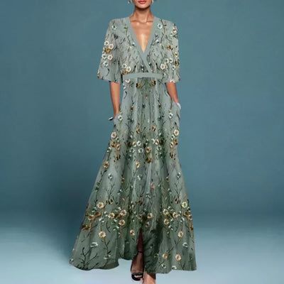 Elia™ | Vestido elegante con estampado floral