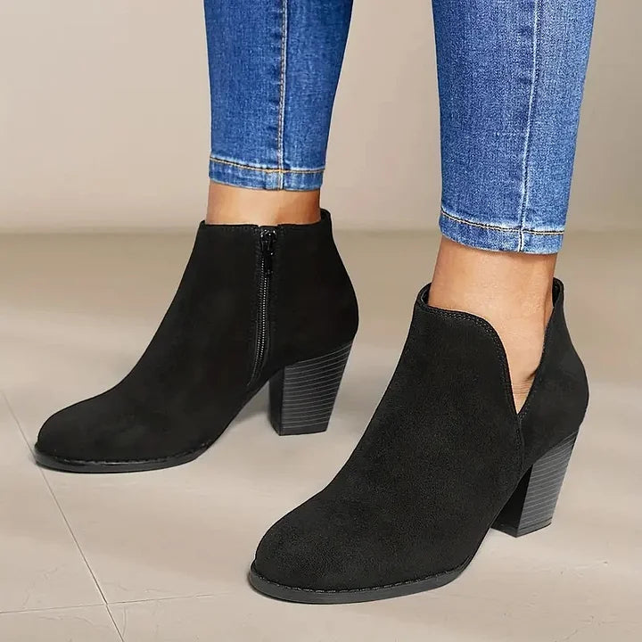 Bruna™ | Botines con Tacón Ancho