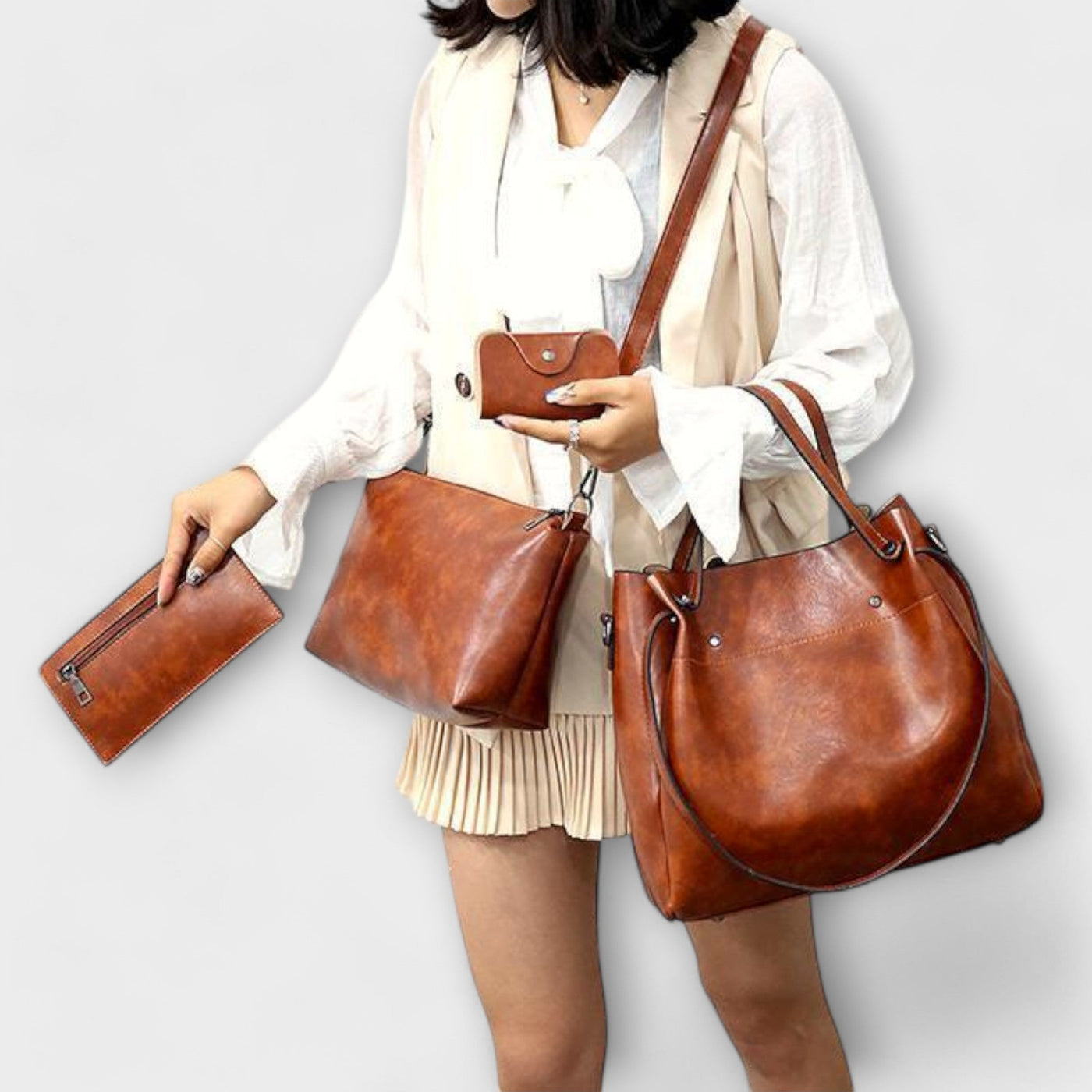 Azura™ | Juego de 4 Bolsos Vintage