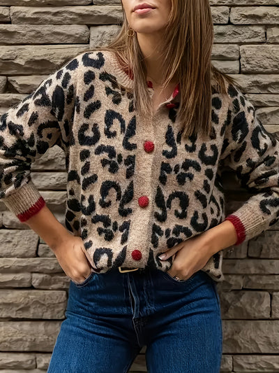 Leo™ | Cárdigan Leopardo