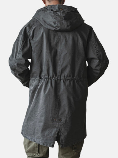 RAGNAR | Chaqueta Vintage Militar con Capucha