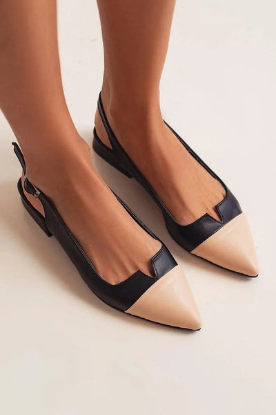 Maya™ | Bailarinas elegantes bicolor con un diseño cuidado