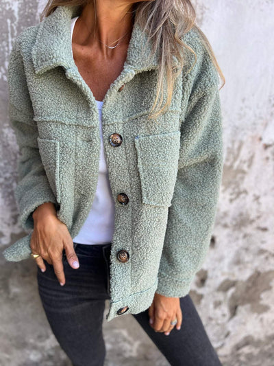 Antonia | Chaqueta Abotonada Cálida y Confortable