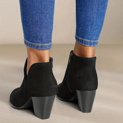 Bruna™ | Botines con Tacón Ancho