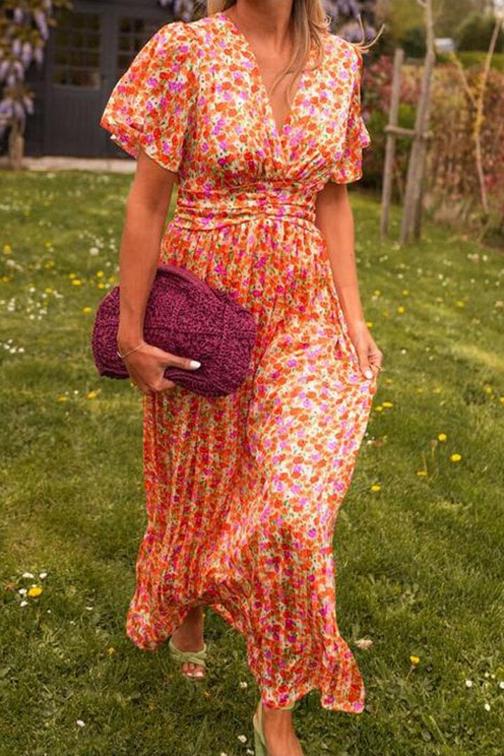 Neta™ | Vestido maxi con escote en V