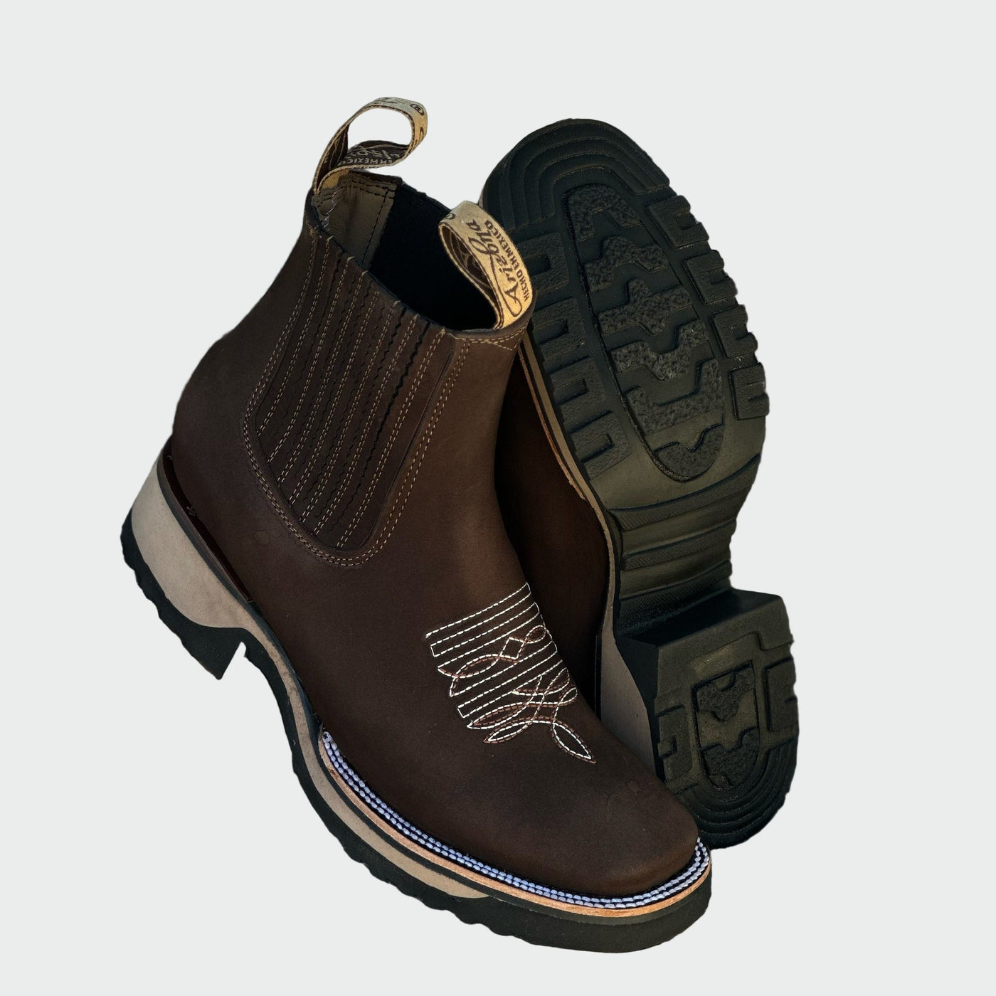 Ana | Elegantes y Duraderas Botas de Cowboy de Piel Marrón