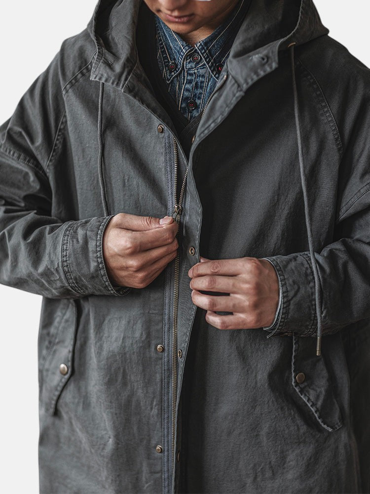 RAGNAR | Chaqueta Vintage Militar con Capucha
