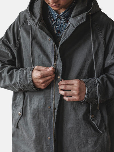 RAGNAR | Chaqueta Vintage Militar con Capucha
