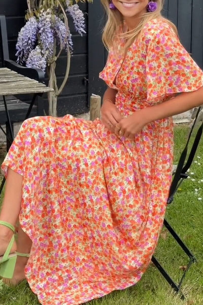 Neta™ | Vestido maxi con escote en V