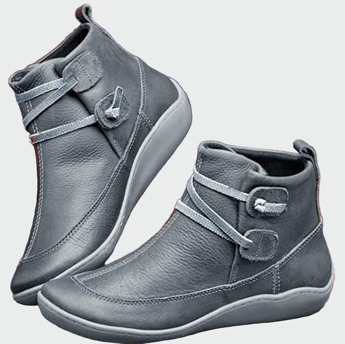 Zoe | Botines Ortopédicos de Cuero de Alta Calidad con Soporte