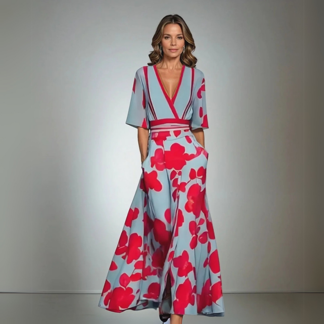Elia™ | Vestido elegante con estampado floral