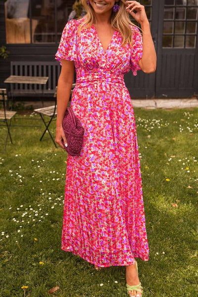 Neta™ | Vestido maxi con escote en V