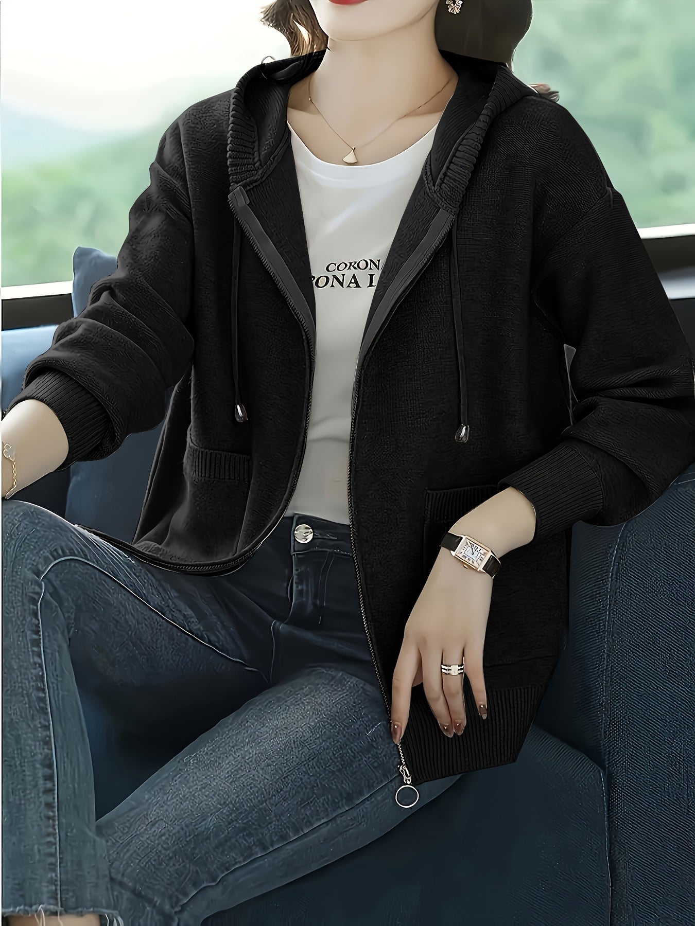 Borgoña™ | Chaqueta con Capucha