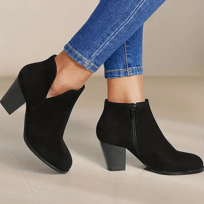 Bruna™ | Botines con Tacón Ancho