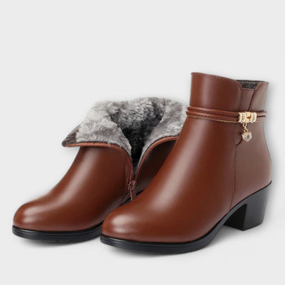 Rocío | Botín de Invierno Elegante y Cómodo con Cremallera