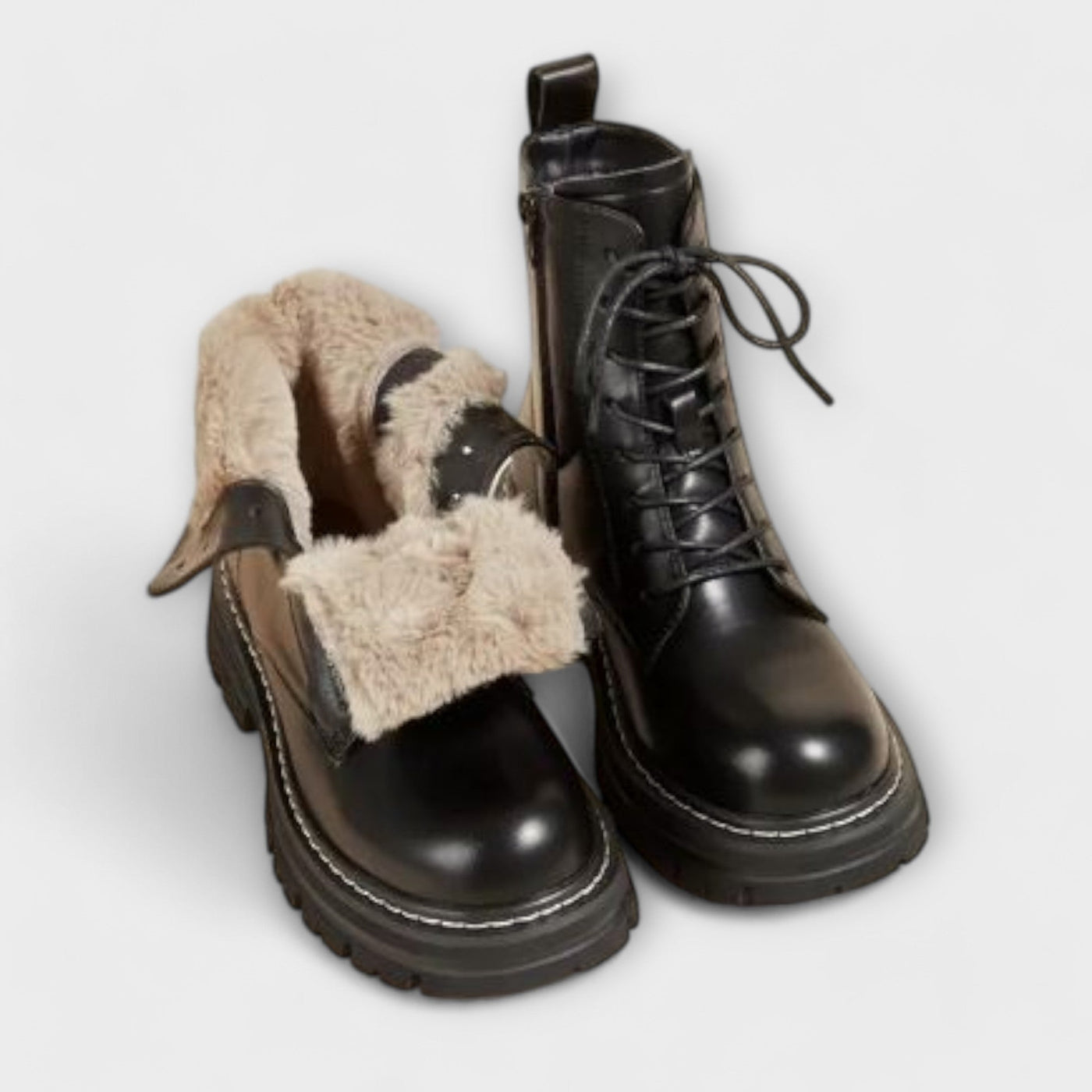 Lourdes | Botas Modernas de Cuero Cálido y Duradero