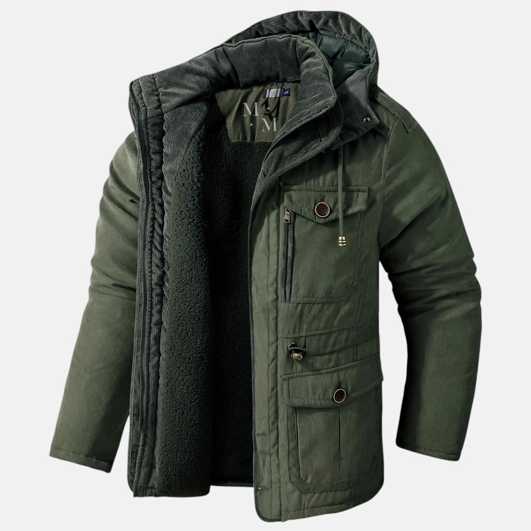Manuel | Chaqueta de Invierno con Capucha para Hombre