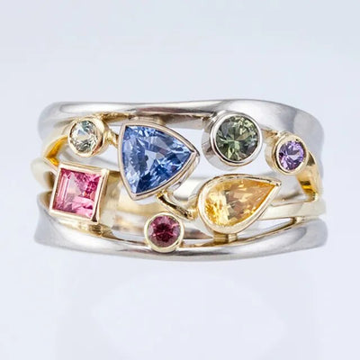 Anillo Vintage con Zircón Bunter