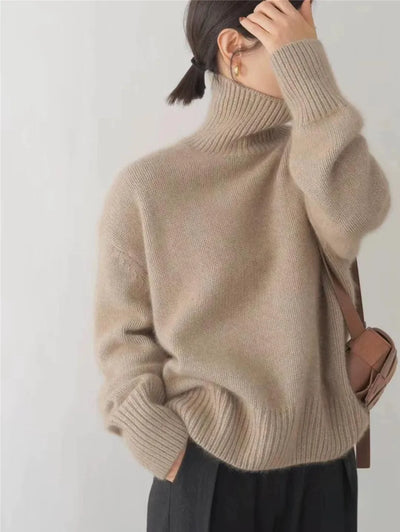 Gabriela | Suéter de cachemira con cuello alto