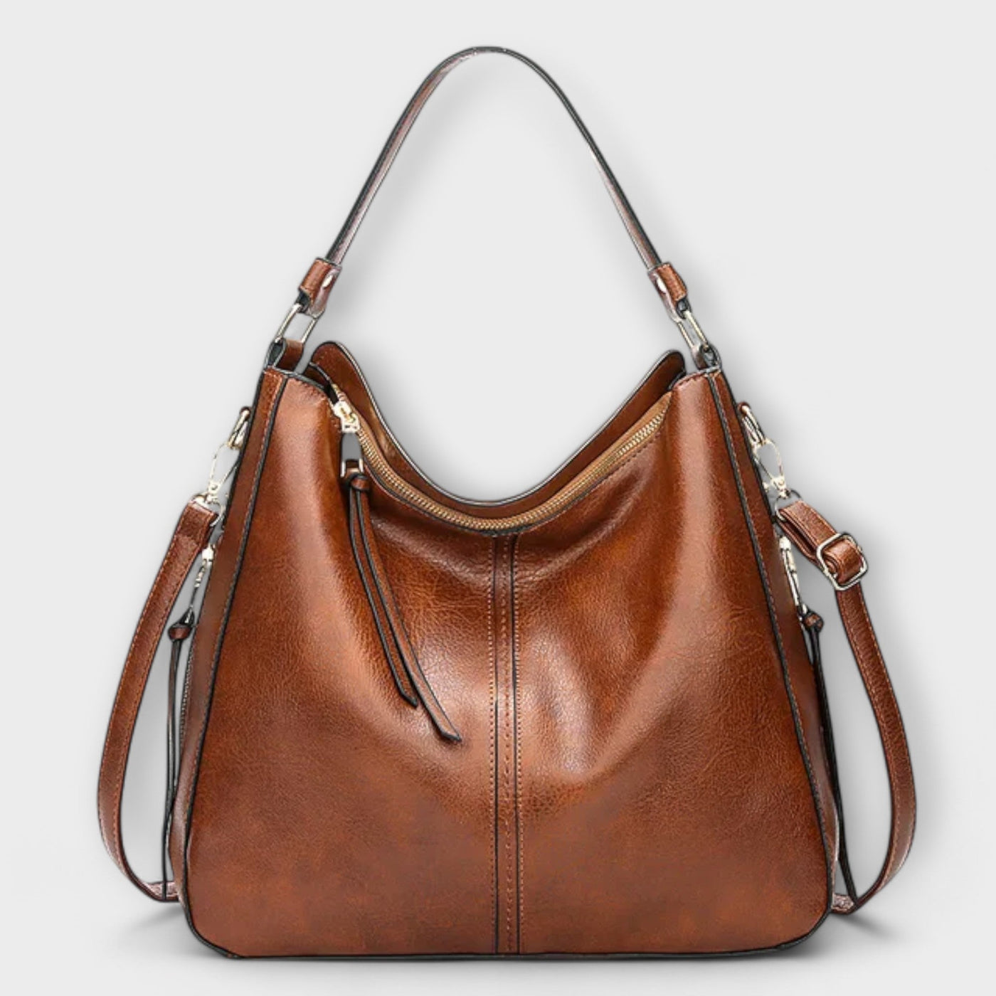 Saskia™ | Bolso Clásico con Doble Cierre