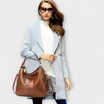 Saskia™ | Bolso Clásico con Doble Cierre