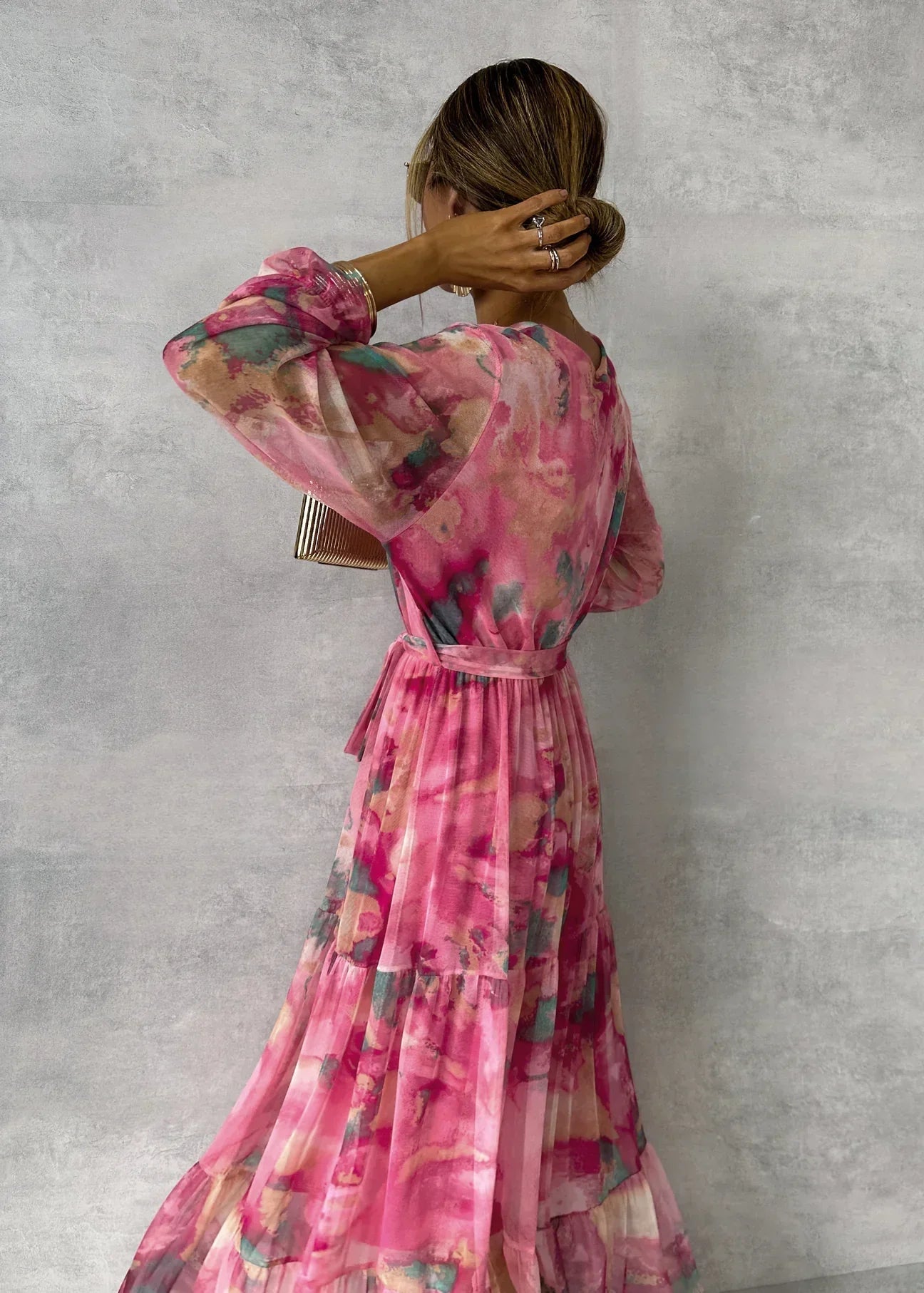 Daphna™ | Vestido envolvente floral