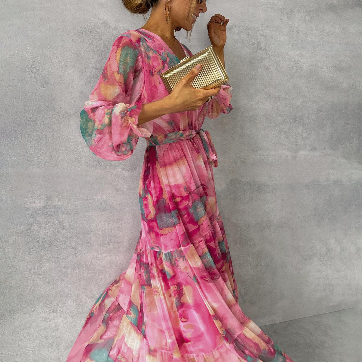 Daphna™ | Vestido envolvente floral