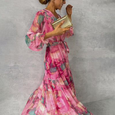 Daphna™ | Vestido envolvente floral