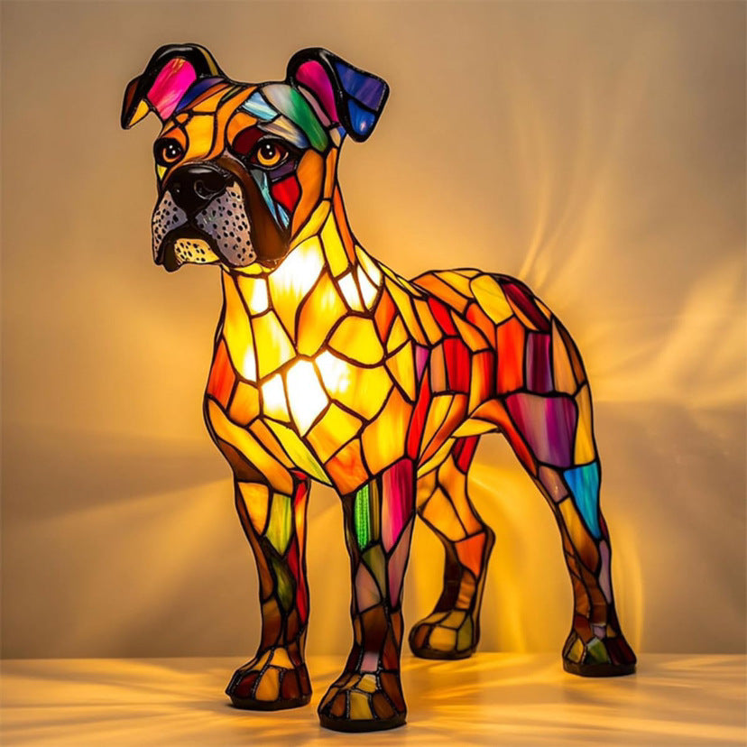 Lámpara Bulldog Colorida