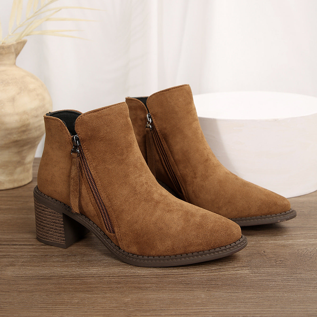 Alicia | Suede Ankle Boots