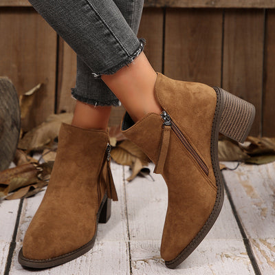 Alicia | Suede Ankle Boots