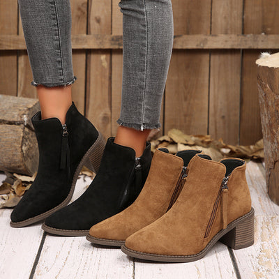 Alicia | Suede Ankle Boots