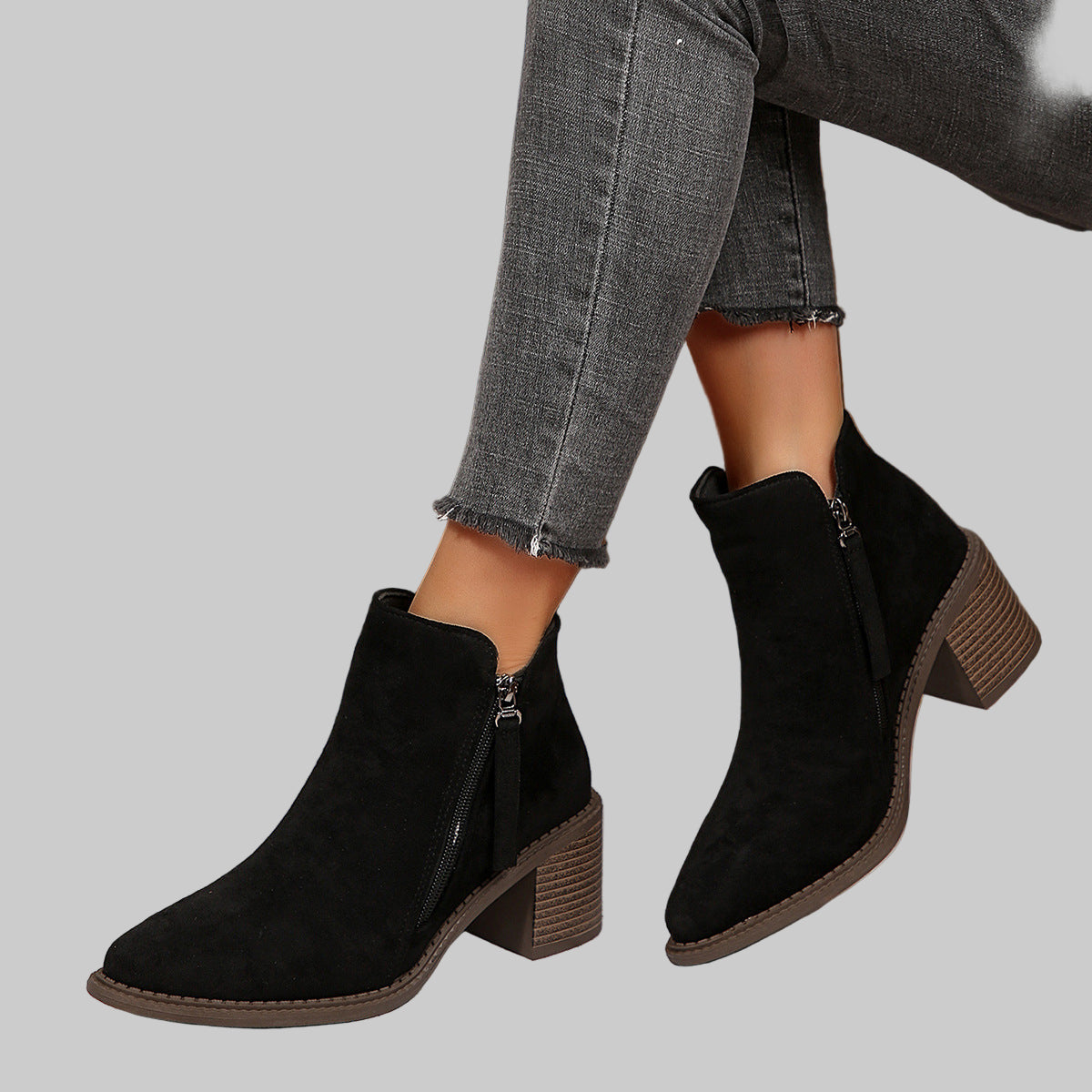 Alicia | Suede Ankle Boots