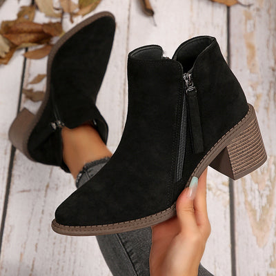 Alicia | Suede Ankle Boots