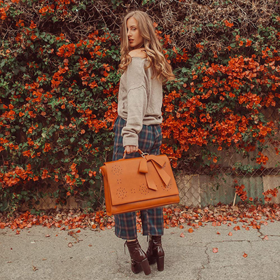 Brenda™ | Bolso de Hombro con Nudos Decorativos