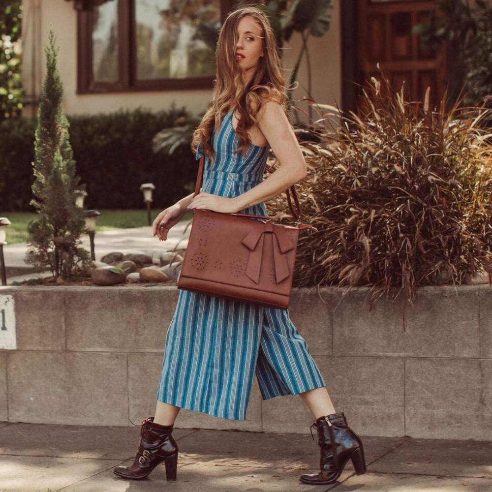 Brenda™ | Bolso de Hombro con Nudos Decorativos