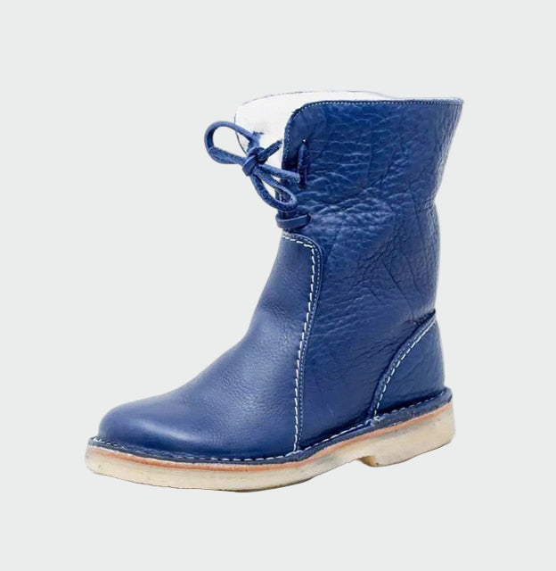 Alba | Botines de Cuero Impermeables con Aislamiento de Lana