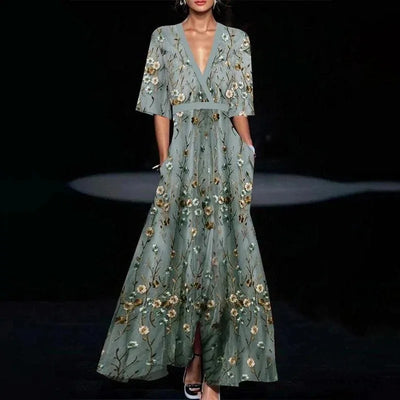 Elia™ | Vestido elegante con estampado floral