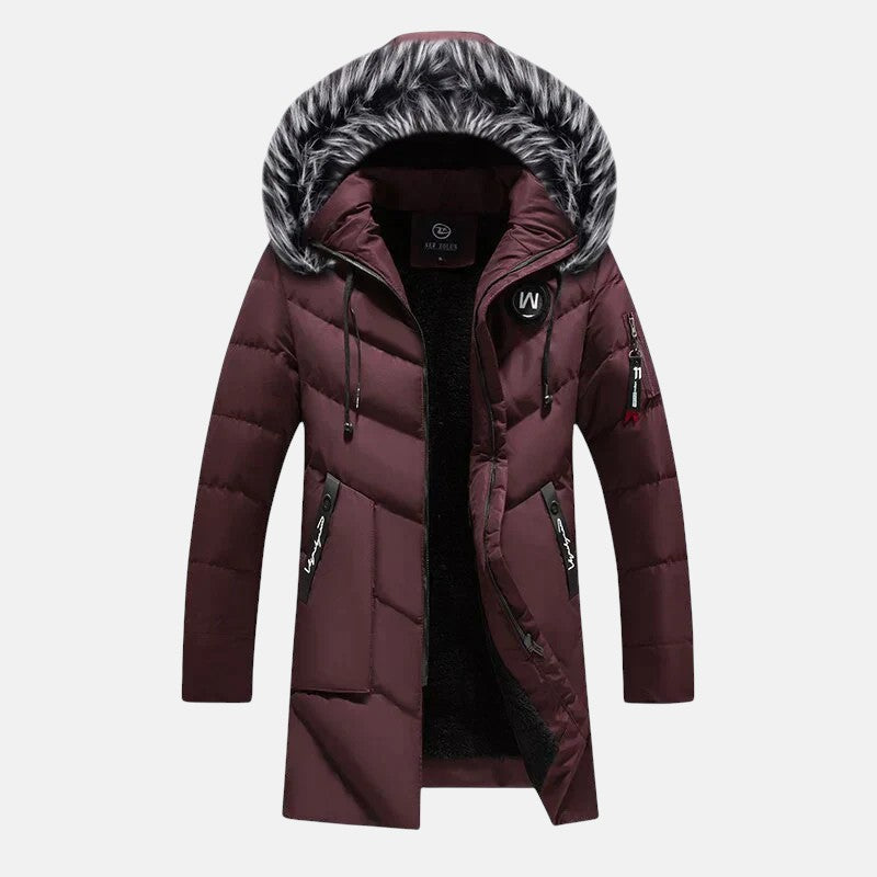 Rayan | Chaqueta Acolchada Larga para Hombre
