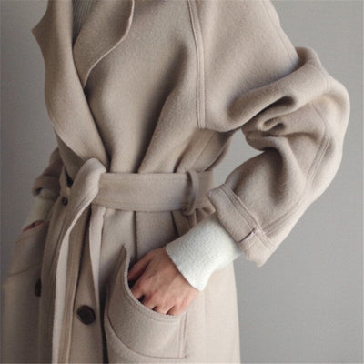 Monika™ | Abrigo Largo Chic para Dama